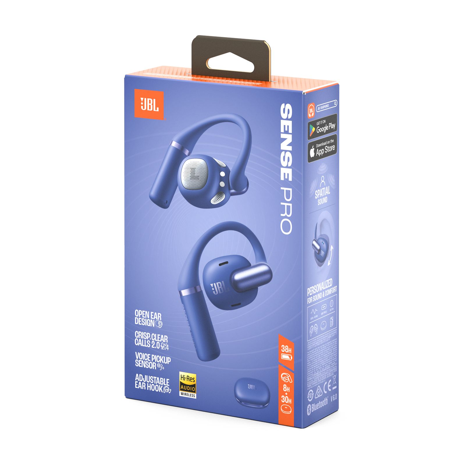 JBL Sense Pro Wireless Open-Ear Headphones Blue product image