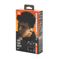 JBL Soundgear Clips Wireless Open-Ear Headphones Ghost Black product image