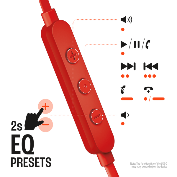JBL Tune 310C Wired USB-C Earbuds product image