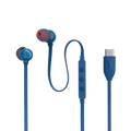 JBL Tune 310C Wired USB-C Earbuds Blue product image