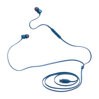 JBL Tune 310C Wired USB-C Earbuds Blue product image