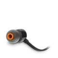 JBL T110 Wired Earbuds Black product image