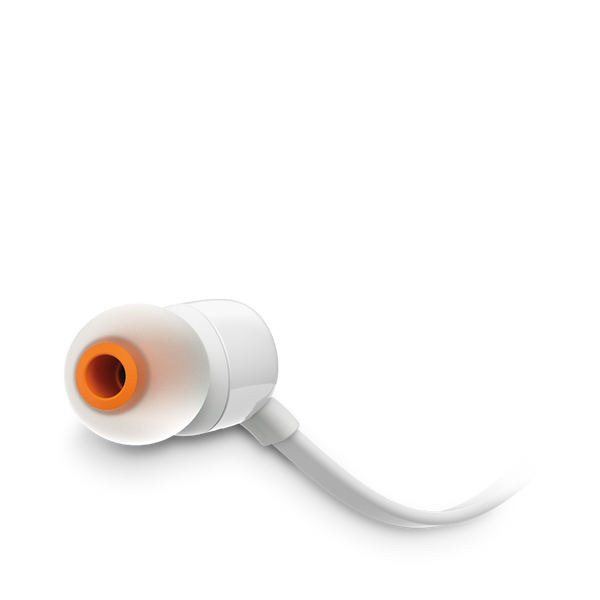 JBL T110 Wired Earbuds White product image