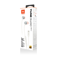 JBL Tune 310C Wired USB-C Earbuds White product image