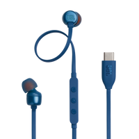 JBL Tune 310C Wired USB-C Earbuds Blue product image