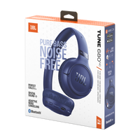 JBL Tune 680NC Wireless On-Ear Noise-Cancelling Headphones Blue product image