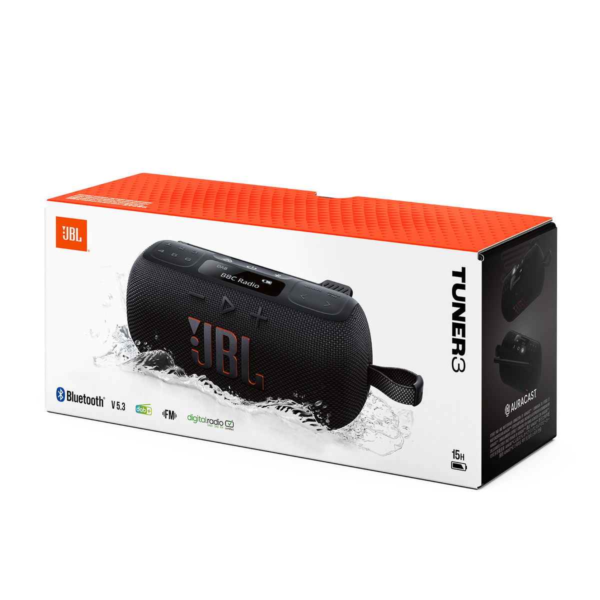 JBL Tuner 3 Portable DAB+/FM Bluetooth Radio product image