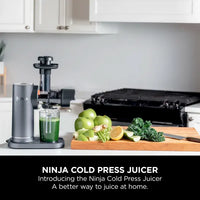 Ninja Cold Press Juicer with Anti-Clog Filter Machine Grey product image