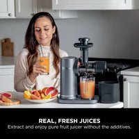 Ninja Cold Press Juicer with Anti-Clog Filter Machine Grey product image