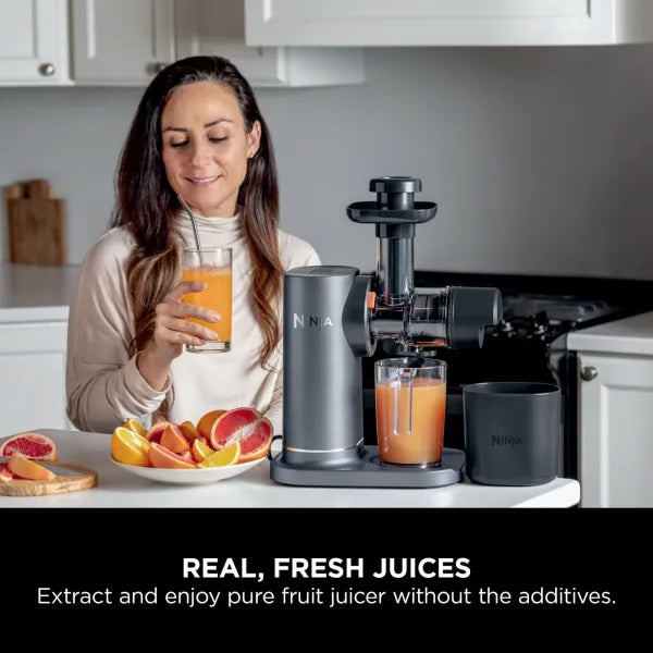 Ninja Cold Press Juicer with Anti-Clog Filter Machine Grey product image