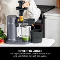 Ninja Cold Press Juicer with Anti-Clog Filter Machine Grey product image