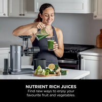 Ninja Cold Press Juicer with Anti-Clog Filter Machine Grey product image