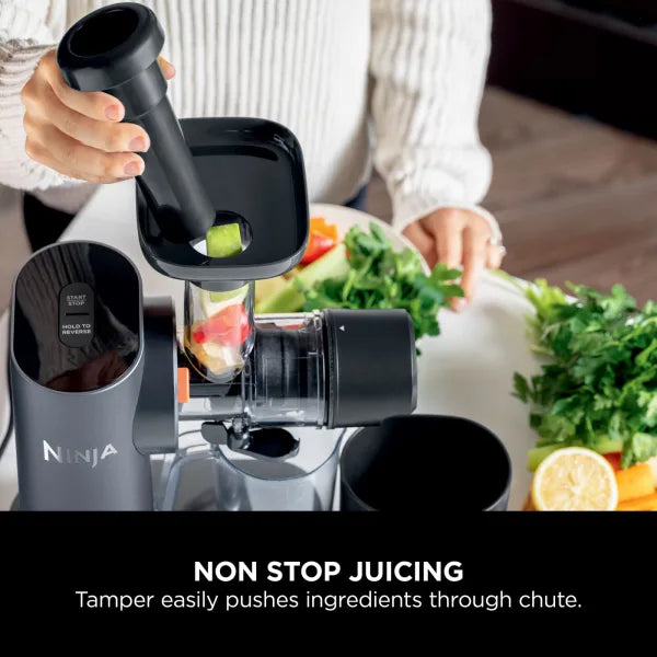 Ninja Cold Press Juicer with Anti-Clog Filter Machine Grey product image