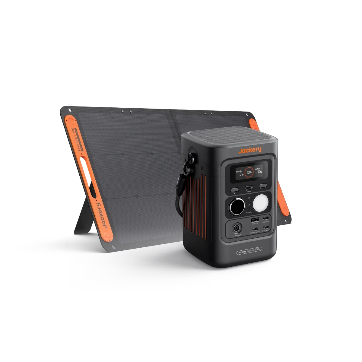 Jackery Explorer 300D + SolarSaga 40W Air Solar Generator Bundle product image