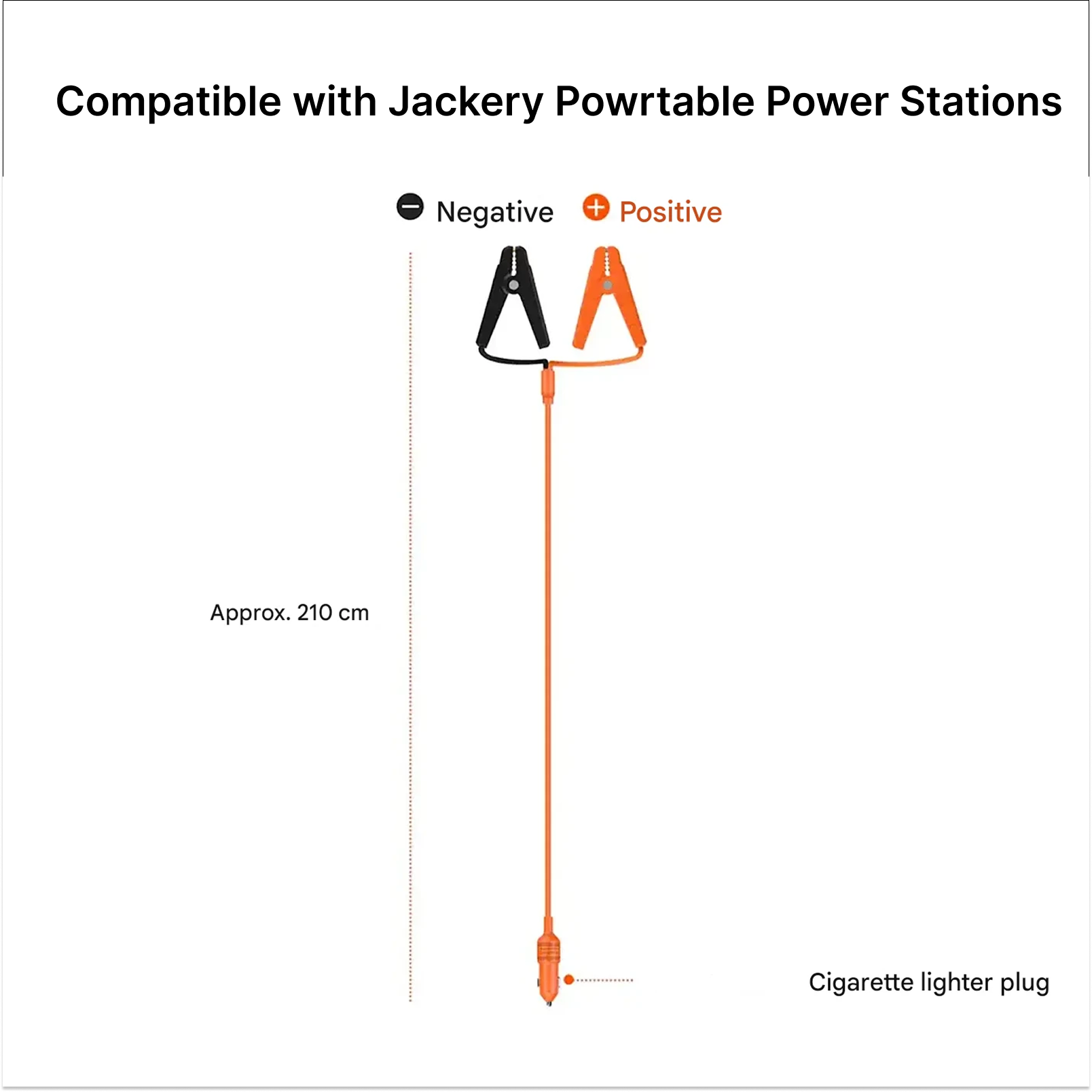 Jackery 12V Automobile Battery Charging Cable product image