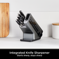 Ninja Foodi StaySharp Knife Block with Integrated Sharpener 6-Piece Set product image