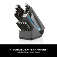 Ninja Foodi StaySharp Knife Block with Integrated Sharpener 14-Piece Set product image