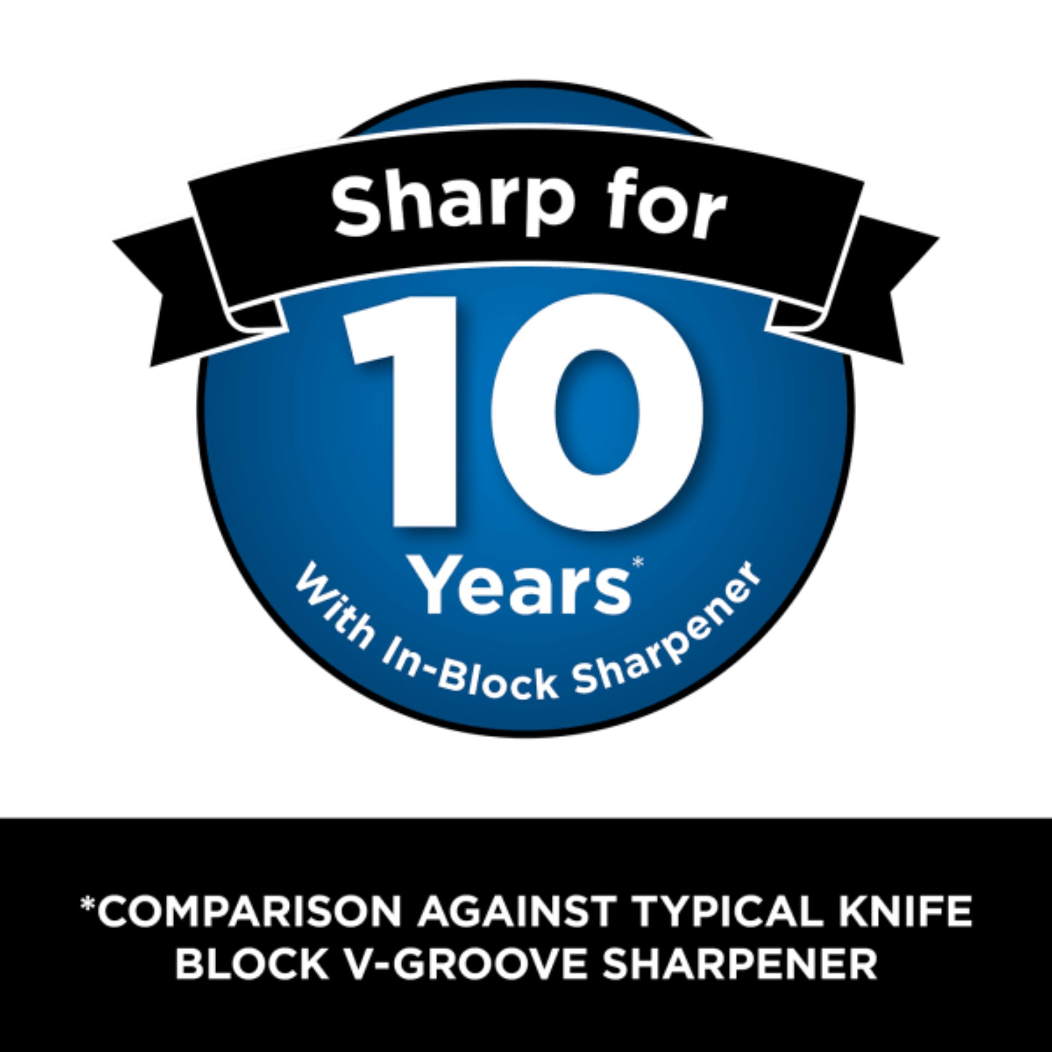 Ninja StaySharp 14-Piece Stainless Knife Set, Wood Block & Built-In Sharpener product image
