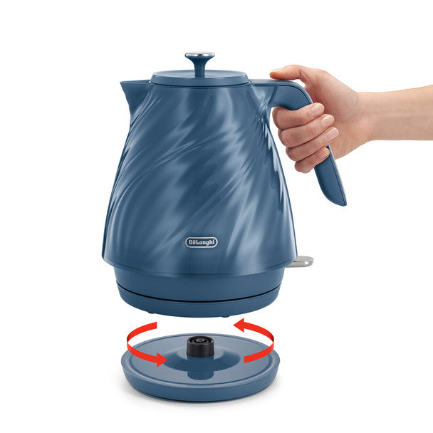 De’Longhi Ballerina Seta Kettle – Silk Blue – view 3