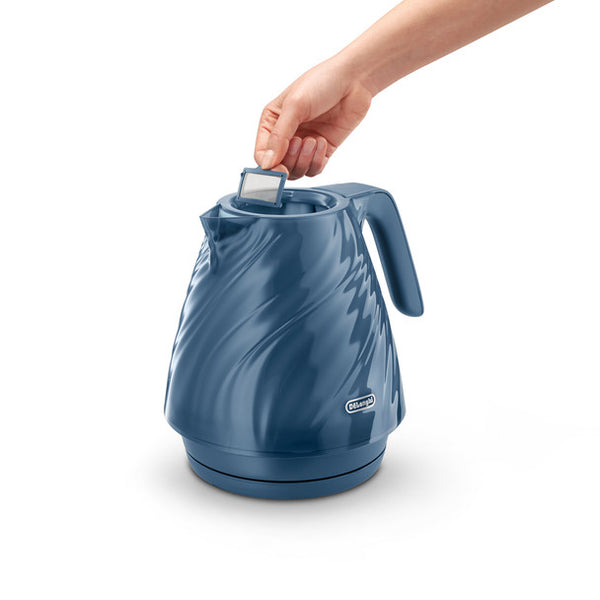 De’Longhi Ballerina Seta Kettle – Silk Blue – view 2
