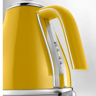 Electric Kettle Gold Delonghi Kettle DeLonghi Icona Capitals