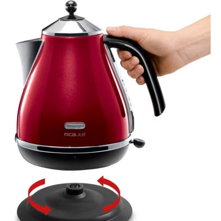 Delonghi 1.7 L Red Kettle | KBOM3001.R