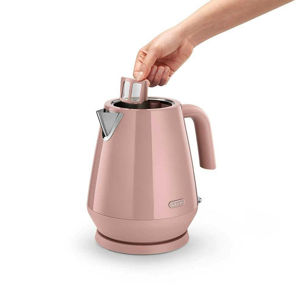 De’Longhi Eclettica Kettle –  Pink | KBY3001.PK