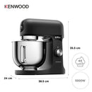 Kenwood kMix 5L Black Stand Mixer | KMX751ABK