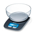 Beurer KS 25 Kitchen Scale with 1.2L bowl, alternate studio angle