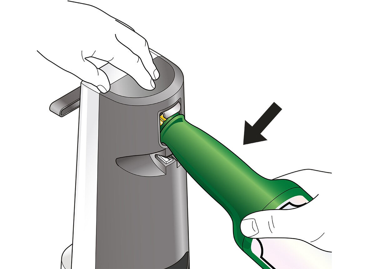 Kenwood Multi-Functional 3-in-1 Electric Can Opener - White - built-in bottle opener