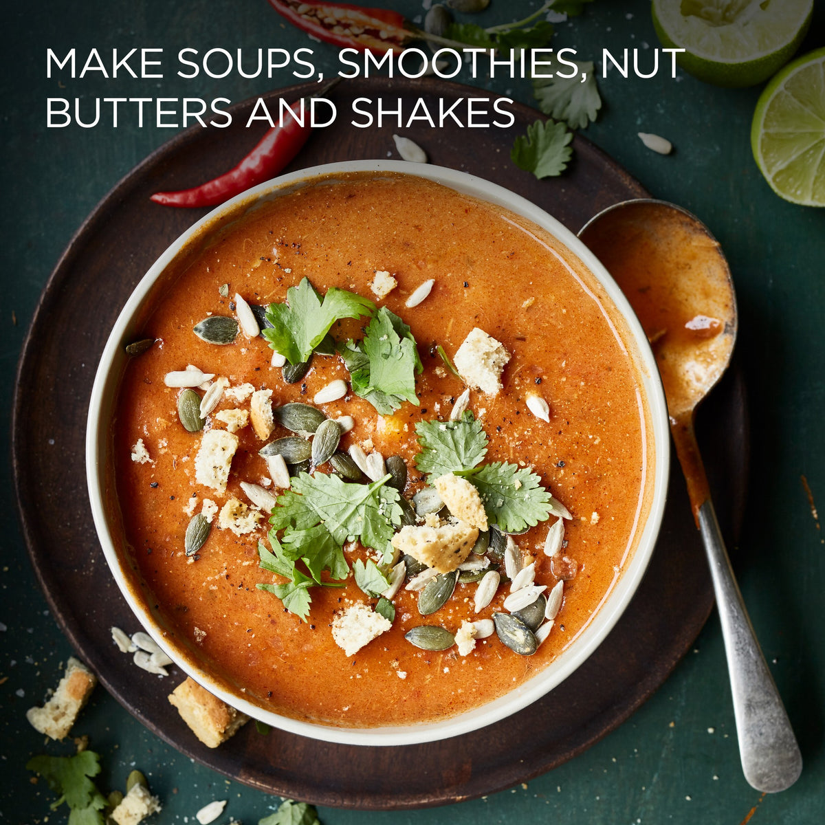 Kenwood ThermoResist Glass Blender Attachment - Clear Glass - soups, smoothies, nut butters and shakes