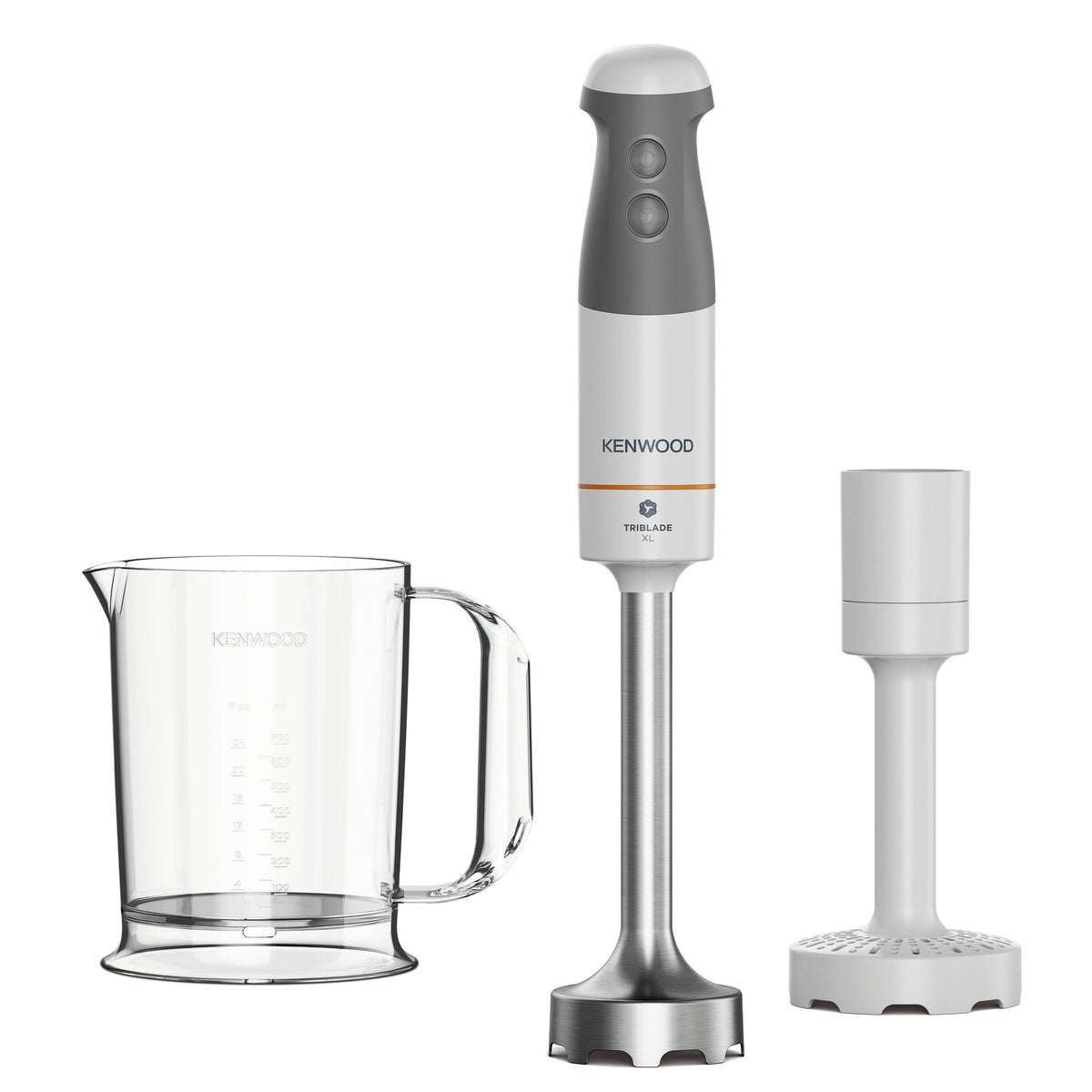 Kenwood Triblade XL+ Hand Blender - White - with beaker and puree masher