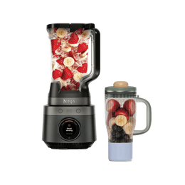 Ninja CrushBOSS 2-in-1 Blender Duo with BlendBOSS Tumbler, Onyx | LB301UKBK