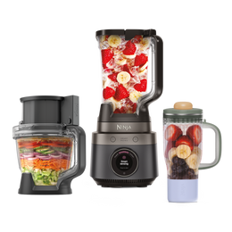 Ninja CrushBOSS 3-in-1 Kitchen System with Food Processor & Tumbler, Onyx | LB401UKBK