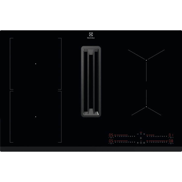 Electrolux 80 cm Combo-Hob Hood – Induction with Built-In Extractor | LCC83443