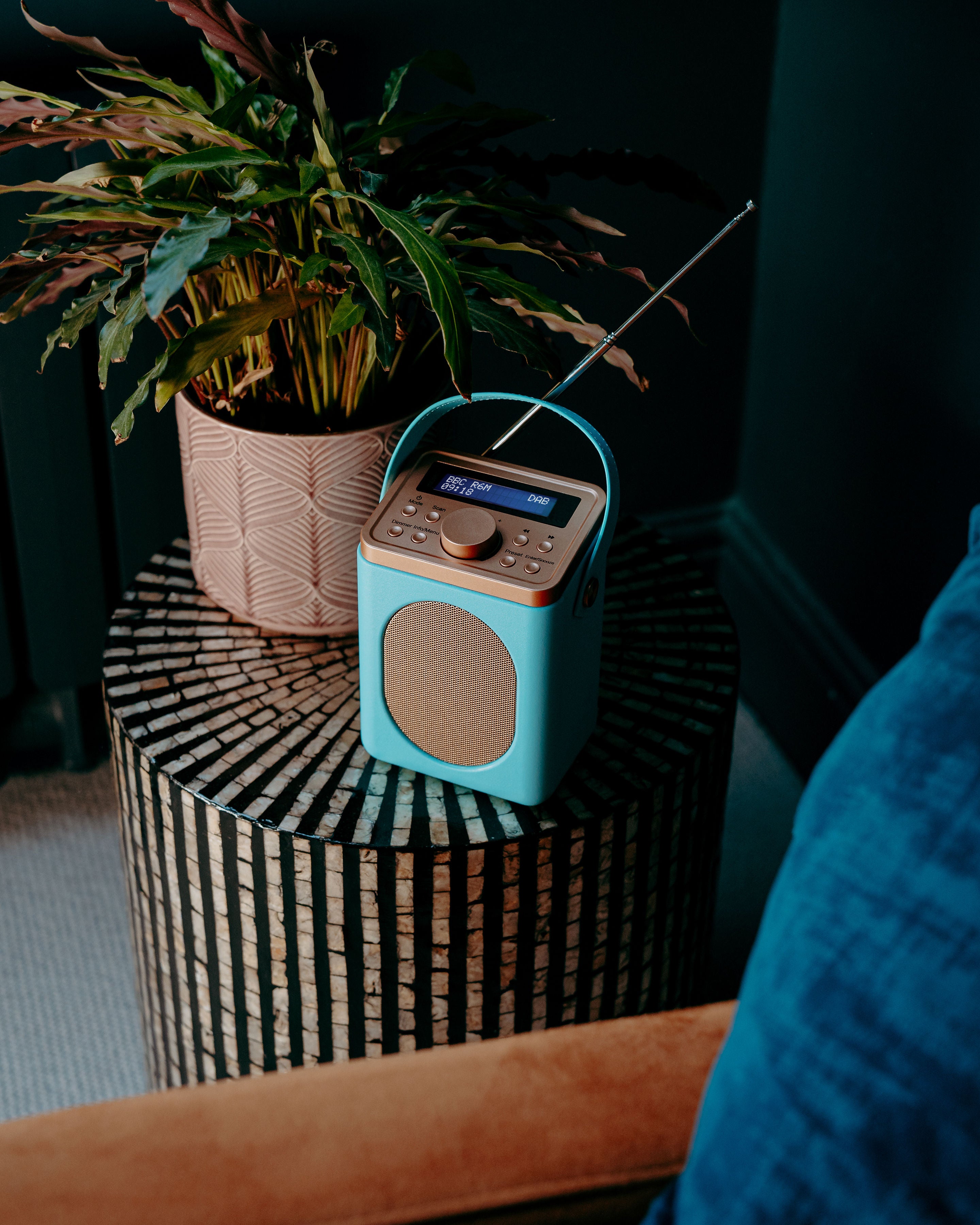 Majority Little Shelford Portable Bluetooth DAB/FM Radio, Black - official product image