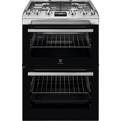 Electrolux 60 cm Double Oven Gas Cooker | LKG615110X