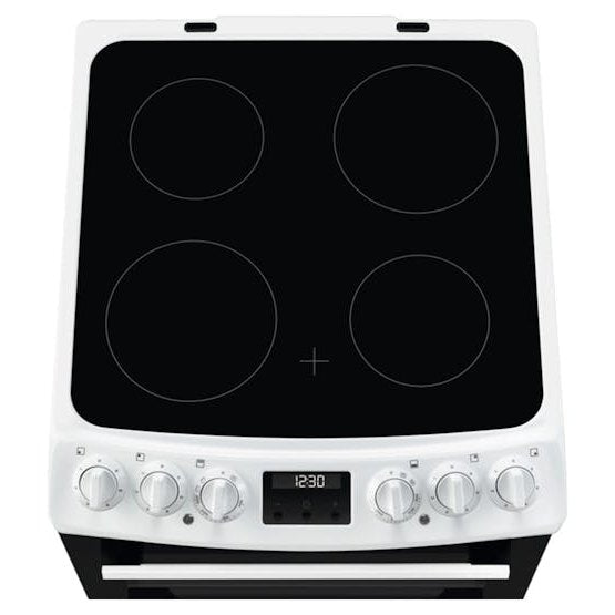 Electrolux 55cm Double Oven Electric Cooker White | LKR555100W Electrolux Oven Euronics Ireland