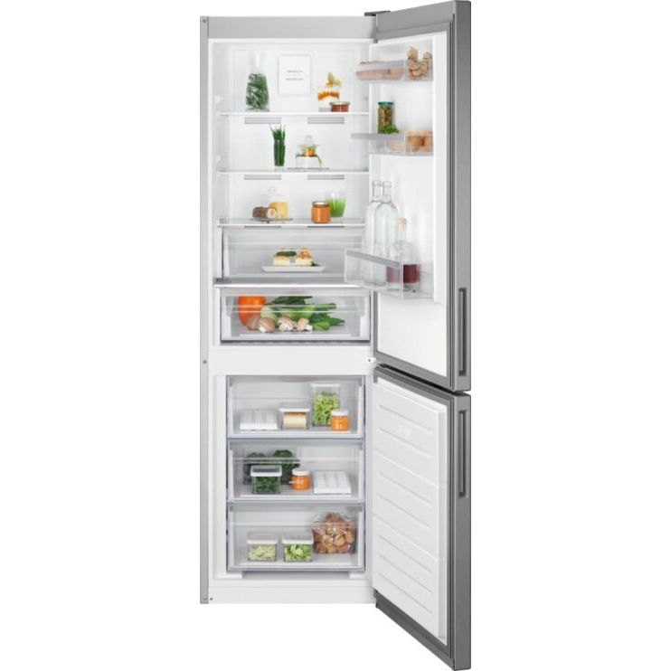 Electrolux 60cm TwinTech NoFrost Freestanding Fridge Freezer Stainless Steel