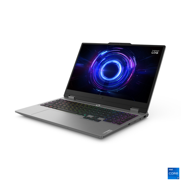 Lenovo LOQ 15IRX10 gaming laptop in Luna Grey