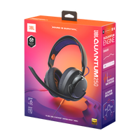 JBL Quantum 250 Gaming Wired Over-Ear Headphones Black product image