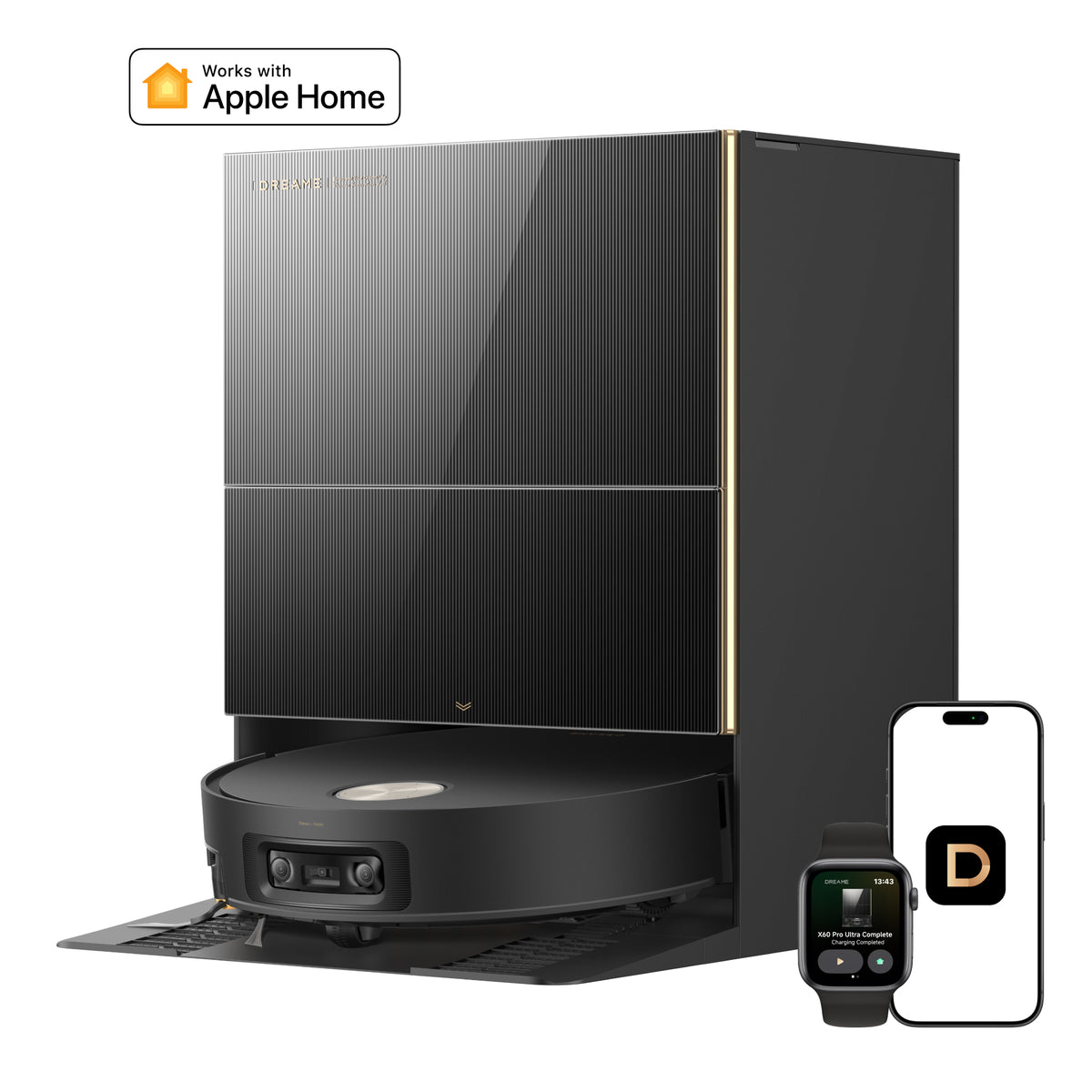 Dreame X60 Pro Ultra Complete Robot Vacuum Cleaner and Mop - Black | RLX96DE