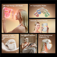 Dreame Chrona LED Light Therapy Mask, Photon Anti-Aging Skincare Mask | AB01A