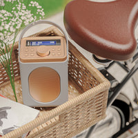 Majority Little Shelford Portable Bluetooth DAB/FM Radio, Cream - official product image