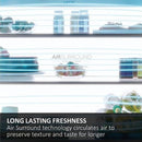 Haier FD 70 Series 5 444L No Frost Freestanding Fridge Freezer in Black | HFR5719EWPB Haier Fridge Freezer Euronics Ireland