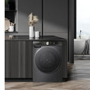 Hisense  5S Series Auto Dosing WiFi-enabled 12 kg 1400 Spin Washing Machine - Black | WF5S1245BB