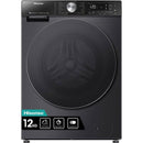 Hisense  5S Series Auto Dosing WiFi-enabled 12 kg 1400 Spin Washing Machine - Black | WF5S1245BB