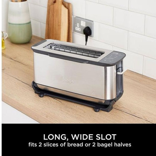 Ninja Foodi 3‑in‑1 Toaster, Grill &amp; Panini Press | ST202UK (Stainless Steel)