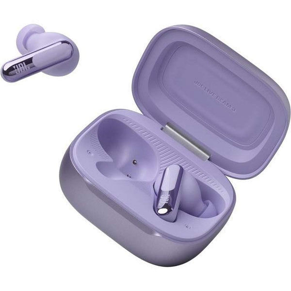 JBL Live Beam 3 10mm Hi-Res Wireless Earbuds - Purple | JBLLIVEBEAM3PUR JBL Earbuds Euronics Ireland