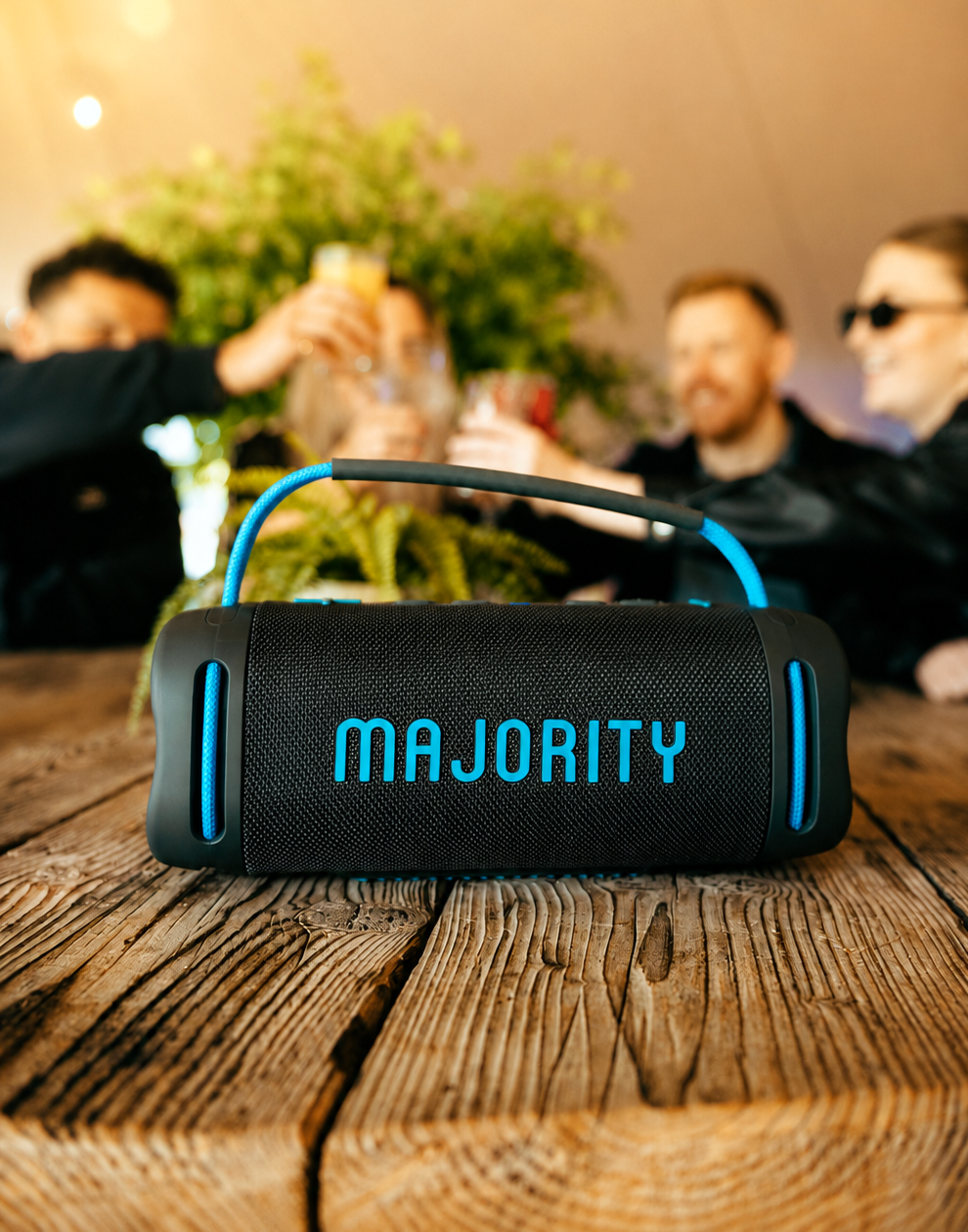 Majority Move M4 Portable Bluetooth Speaker, Black - official product image